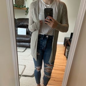AE open front cardigan sweater